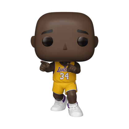 Shaquille O'Neal Shaq #208 2000 WCF Celebration Facsimile Signed Reprint Laser Autographed Funko POP! Basketball NBA: Los Angeles Lakers Figurine with Protector Case