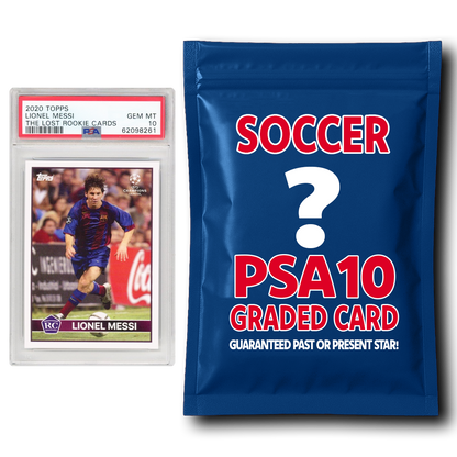 Soccer PSA 10 Graded Card Mystery Pack