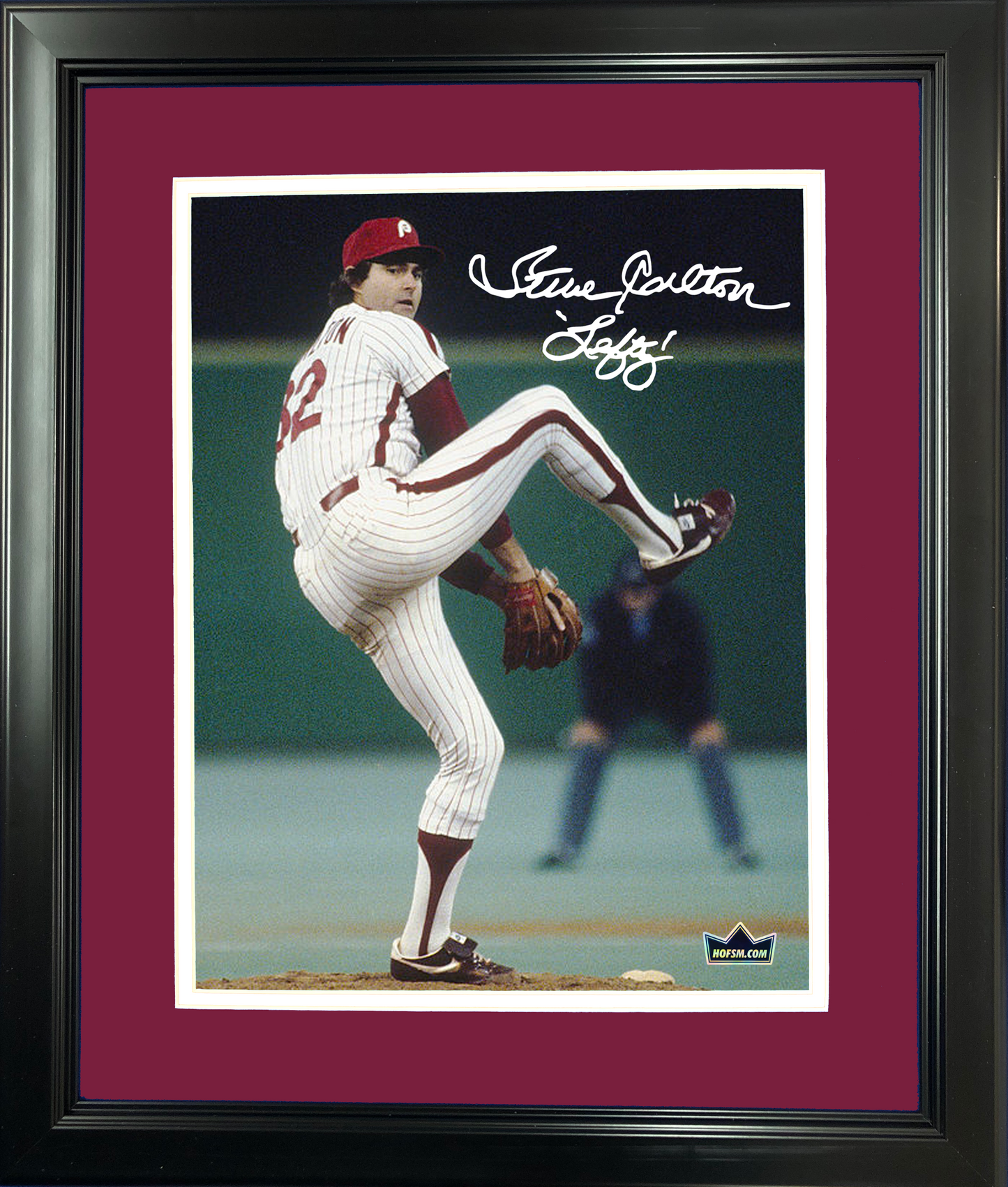 Framed Steve Carlton Lefty Philadelphia Phillies Facsimile Laser Engraved Signature Auto 11"x14"Baseball Photo HOFSM Holo