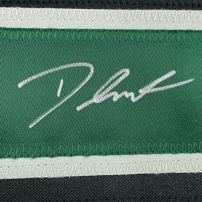 Framed Autographed/Signed D'Andre Swift 35x39 Philadelphia White Football Jersey JSA COA