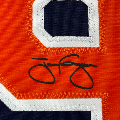 Framed Facsimile Autographed Tony Gwynn 35x39 San Diego Blue Reprint Laser Auto Baseball Jersey