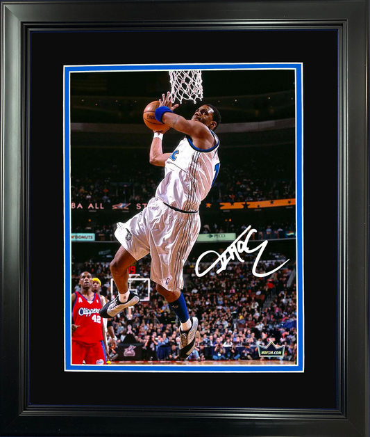 Framed Tracy McGrady Facsimile Laser Engraved Signature Auto 11"x14" Basketball Photo HOFSM Holo