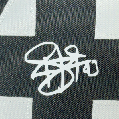 Framed Facsimile Autographed Troy Polamalu 35x39 Pittsburgh Bumble Bee Reprint Laser Auto Football