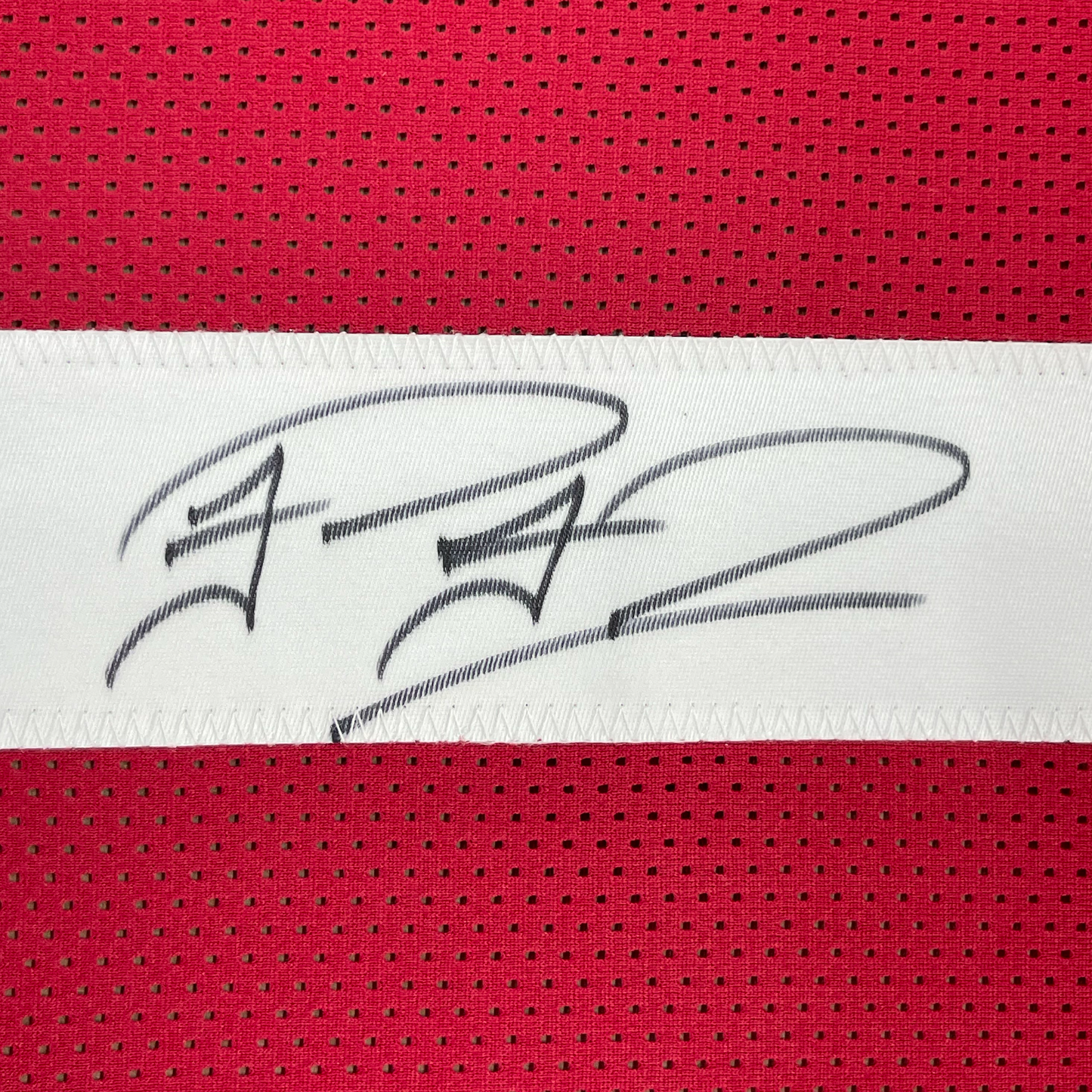 Framed Autographed/Signed Tua Tagovailoa 35x39 Alabama Red College Football Jersey Beckett BAS COA