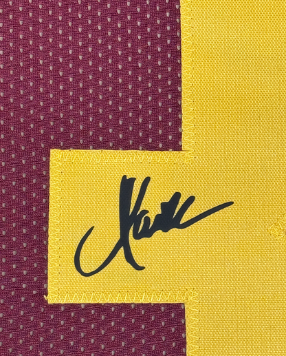 Framed Facsimile Autographed Marcus Allen 35x39 USC Maroon Reprint Laser Auto College Football Jersey