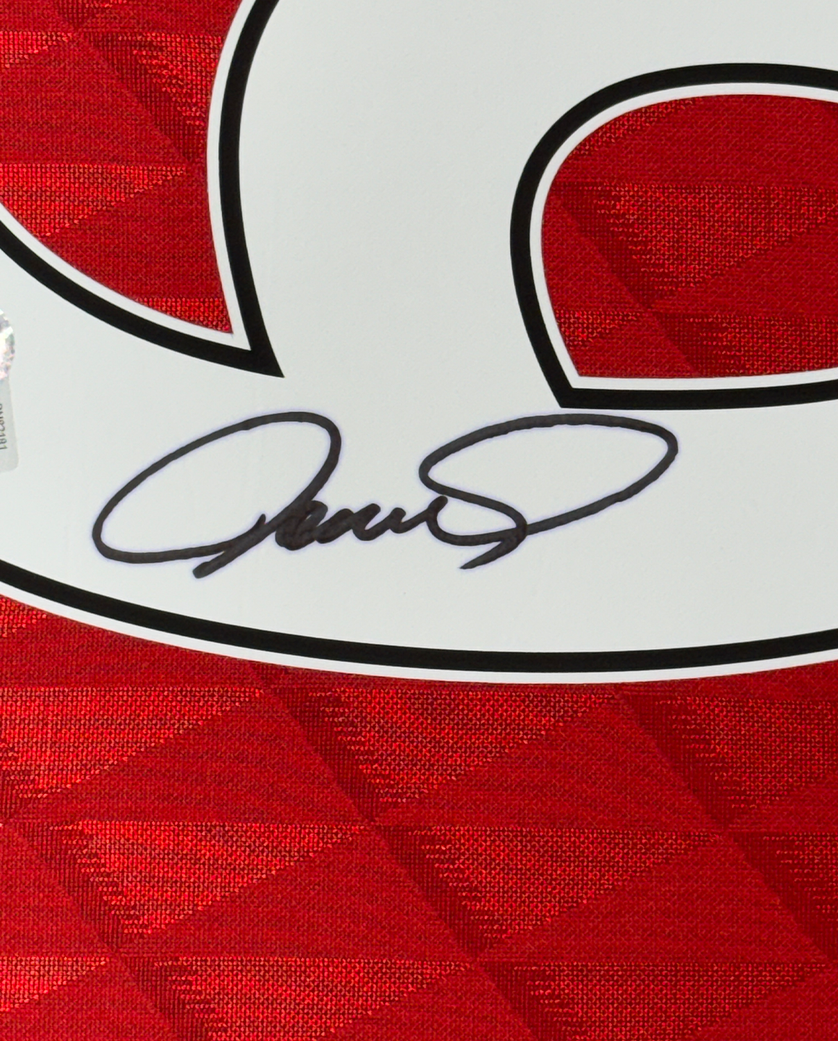 Framed Autographed/Signed Fernando Torres 35x39 Liverpool Red Soccer Jersey Beckett BAS COA