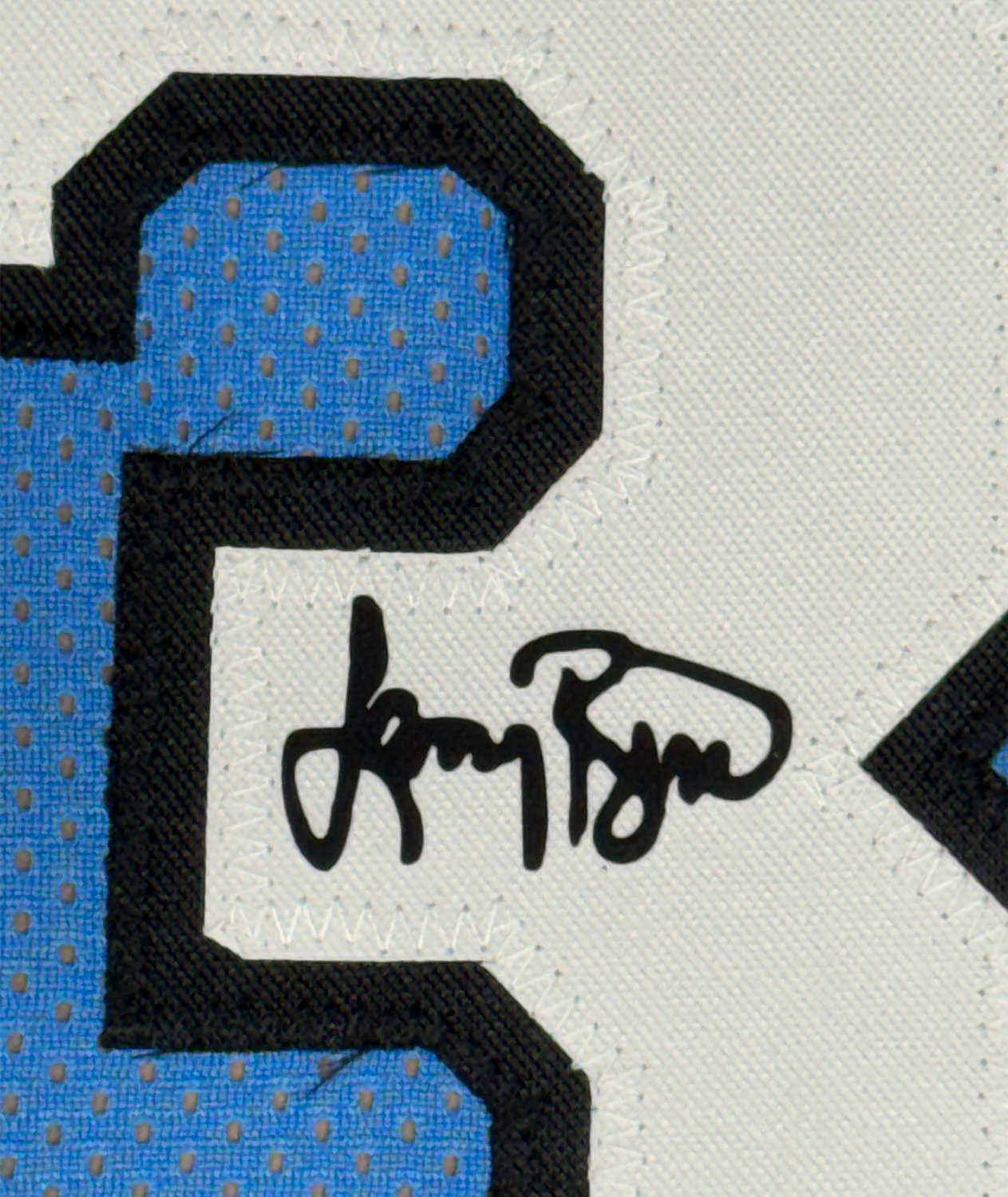 Framed Facsimile Autographed Larry Bird 35x39 Indiana State Blue Reprint Laser Auto College Basketball Jersey