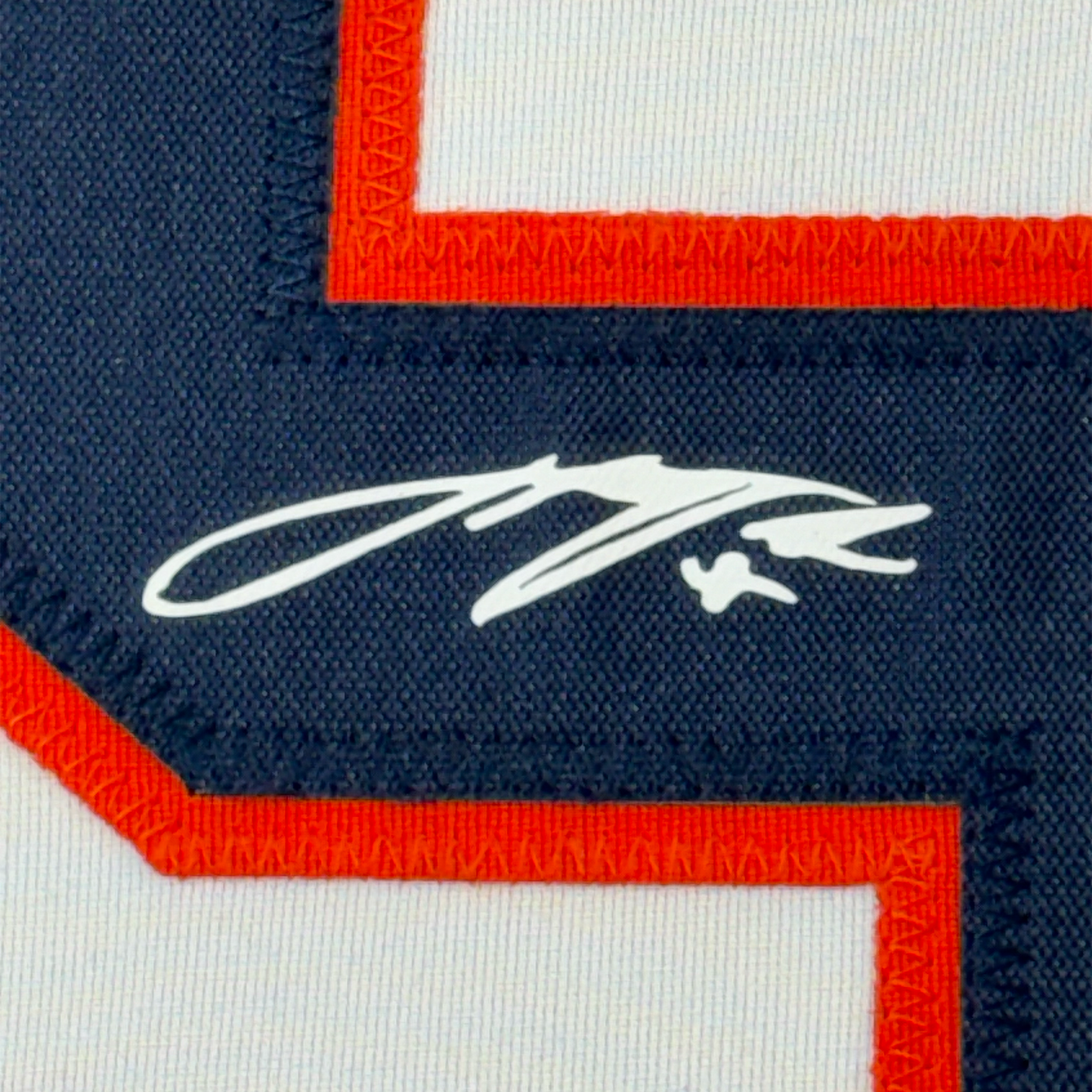 Framed Facsimile Autographed Justin Verlander 35x39 Houston White Reprint Laser Auto Baseball Jersey