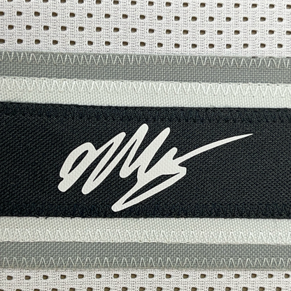 Framed Facsimile Autographed Victor Wembanyama 35x39 San Antonio White Reprint Laser Auto Basketball Jersey
