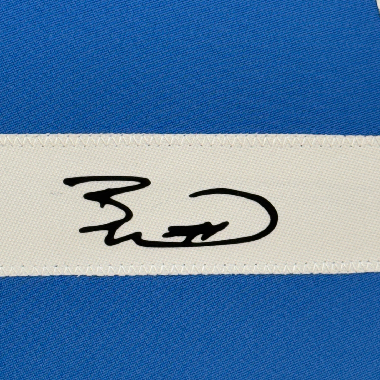 Framed Facsimile Autographed Bobby Witt Jr 35x39 Kansas City Blue Reprint Laser Auto Baseball Jersey