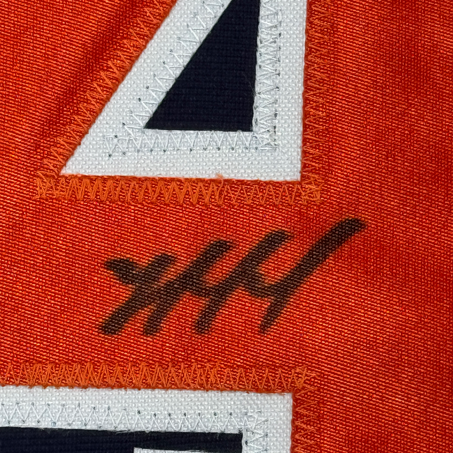 Framed Autographed/Signed Yordan Alvarez 35x39 Houston Blue Baseball Jersey Beckett BAS COA