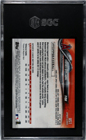 Graded 2018 Topps Update Shohei Ohtani #US1 Pitching In Red Jersey Rookie RC Baseball Card SGC 10 Gem Mint