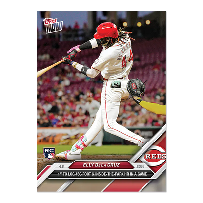 2024 Topps Now Elly De La Cruz #50 Rookie RC Baseball Card