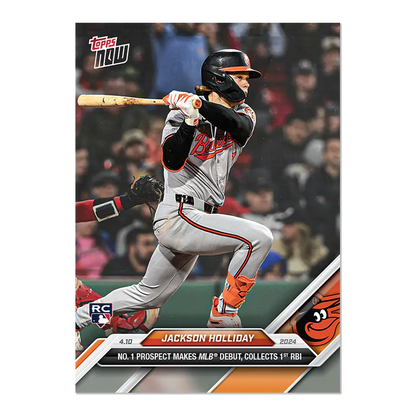 2024 Topps Now Jackson Holliday #61 Rookie RC Baseball Card