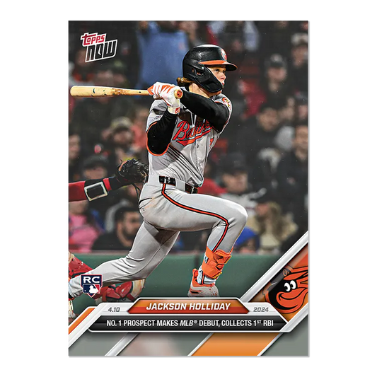 2024 Topps Now Jackson Holliday #61 Rookie RC Baseball Card