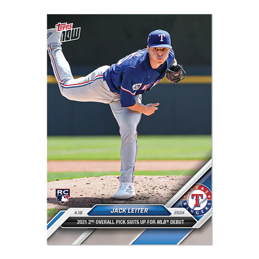 2024 Topps Now Jack Leiter #94 Rookie RC Baseball Card
