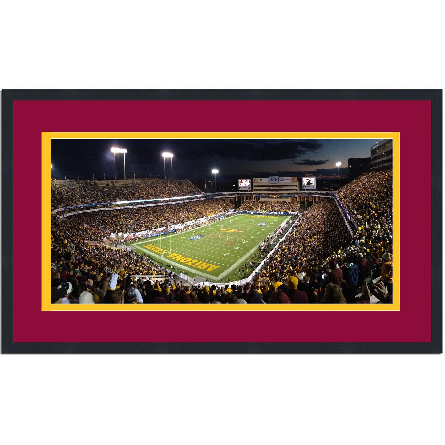 Framed Sun Devil Stadium Arizona State Sun Devils 16x24 NCAA Football Photo Professionally Matted
