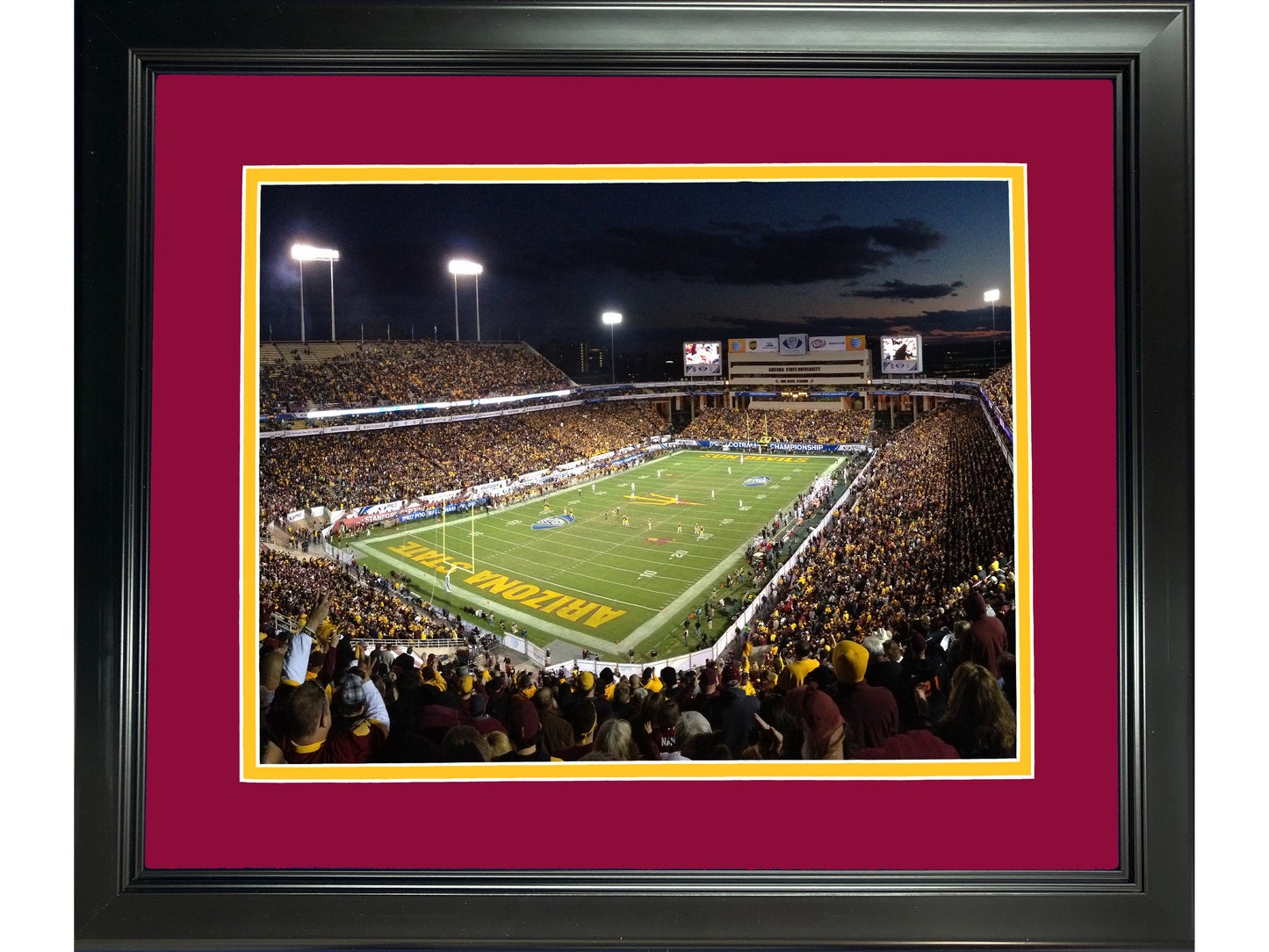 Framed Sun Devil Stadium Arizona State Sun Devils 11"x14" NCAA Football Photo Professionally Matted