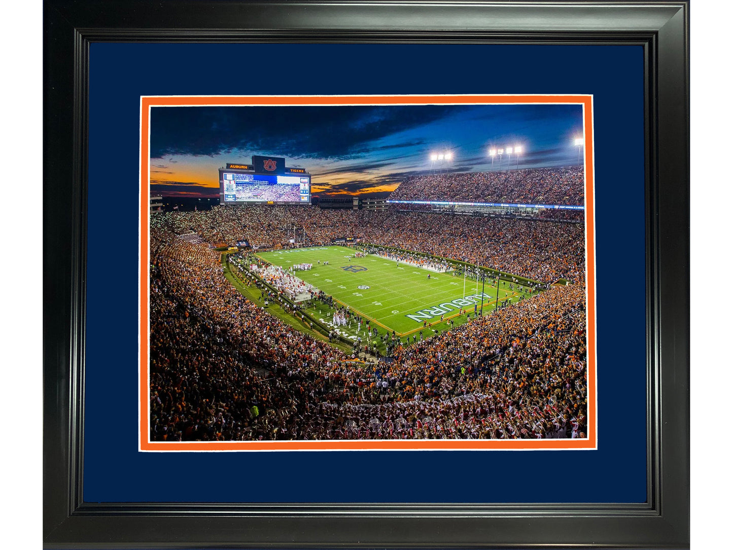 Framed Jordan-Hare Stadium Auburn Tigers 11"x14" NCAA Football Photo Professionally Matted