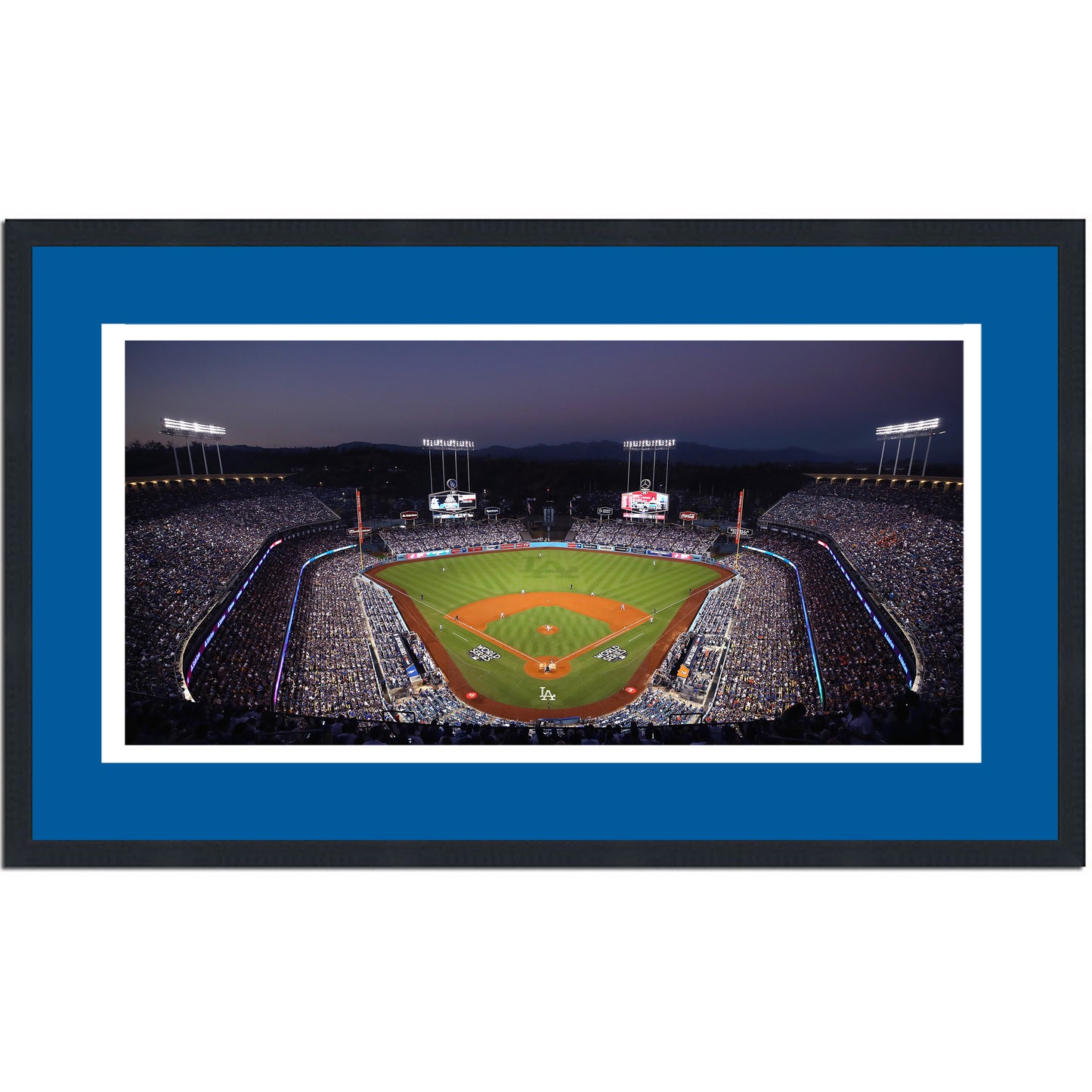 Framed Dodger Stadium Los Angeles Dodgers MLB 16x24 Baseball Photo Professionally Matted