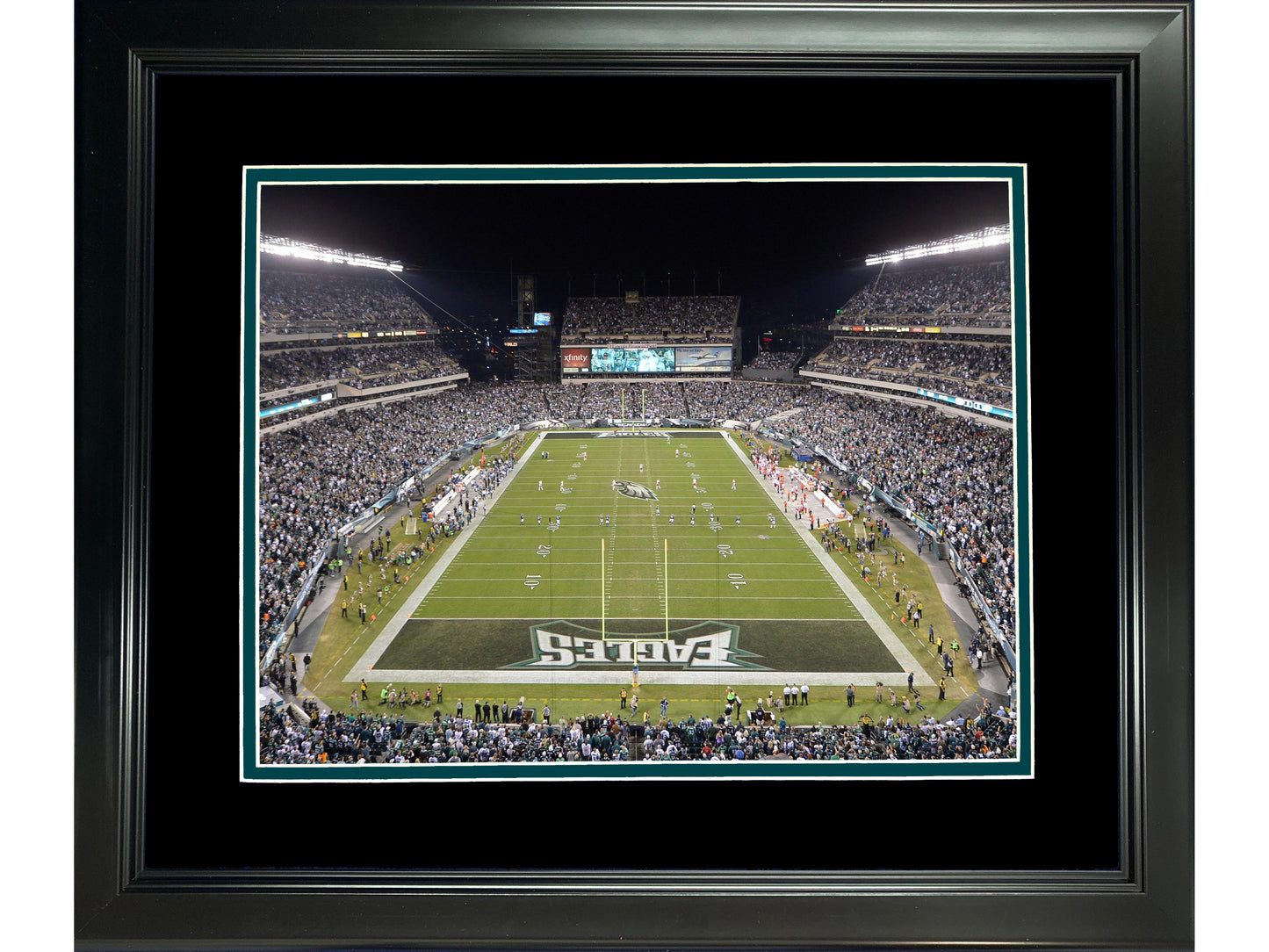 Framed Lincoln Financial Field Philadelphia Eagles 11"x14" Football Photo Professionally Matted