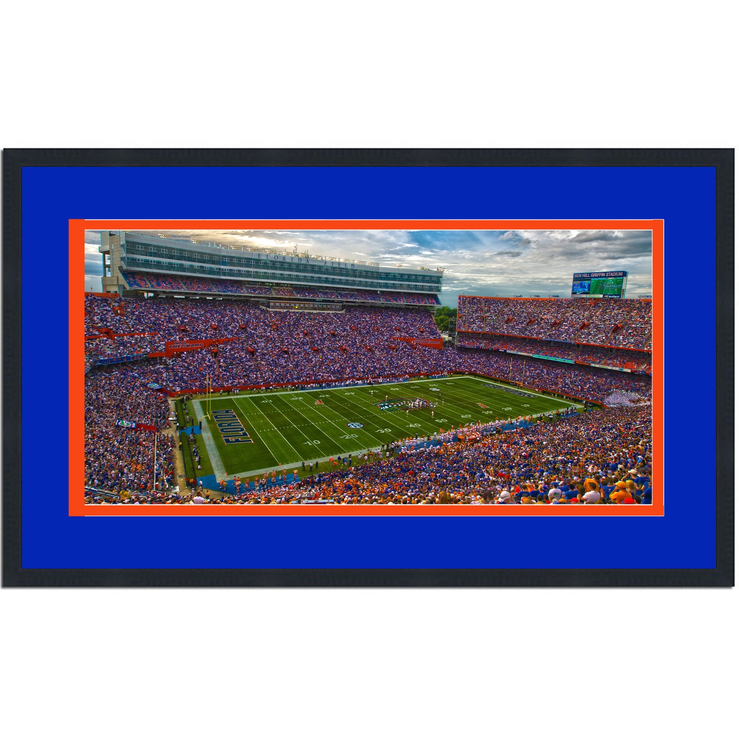 Framed Ben Hill Griffin Stadium (The Swamp) Florida Gators 16x24 NCAA Football Photo Professionally Matted