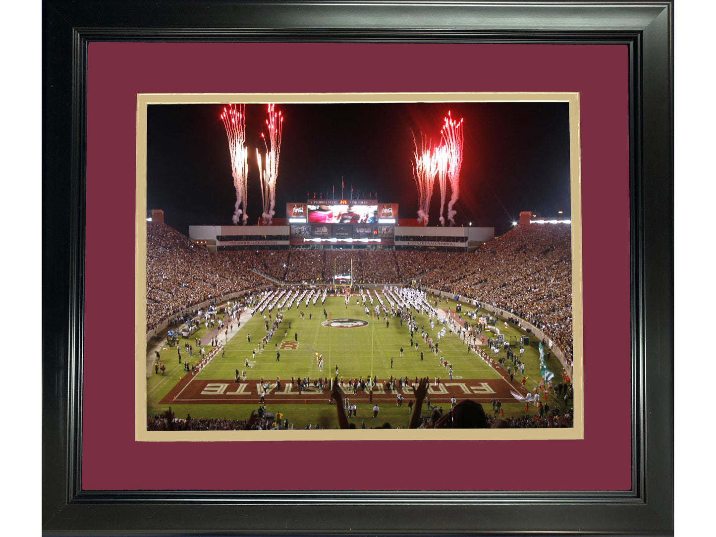 Framed Doak Campbell Stadium Florida State Seminoles 11"x14" NCAA Football Photo Professionally Matted