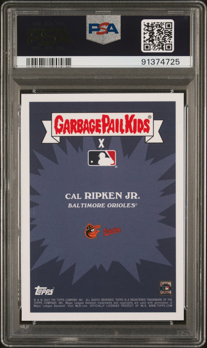 Graded 2023 Topps Garbage Pail Kids Cal Ripken Jr. #5B Rippin Ripken Jr Baseball Card PSA 10 Gem Mint