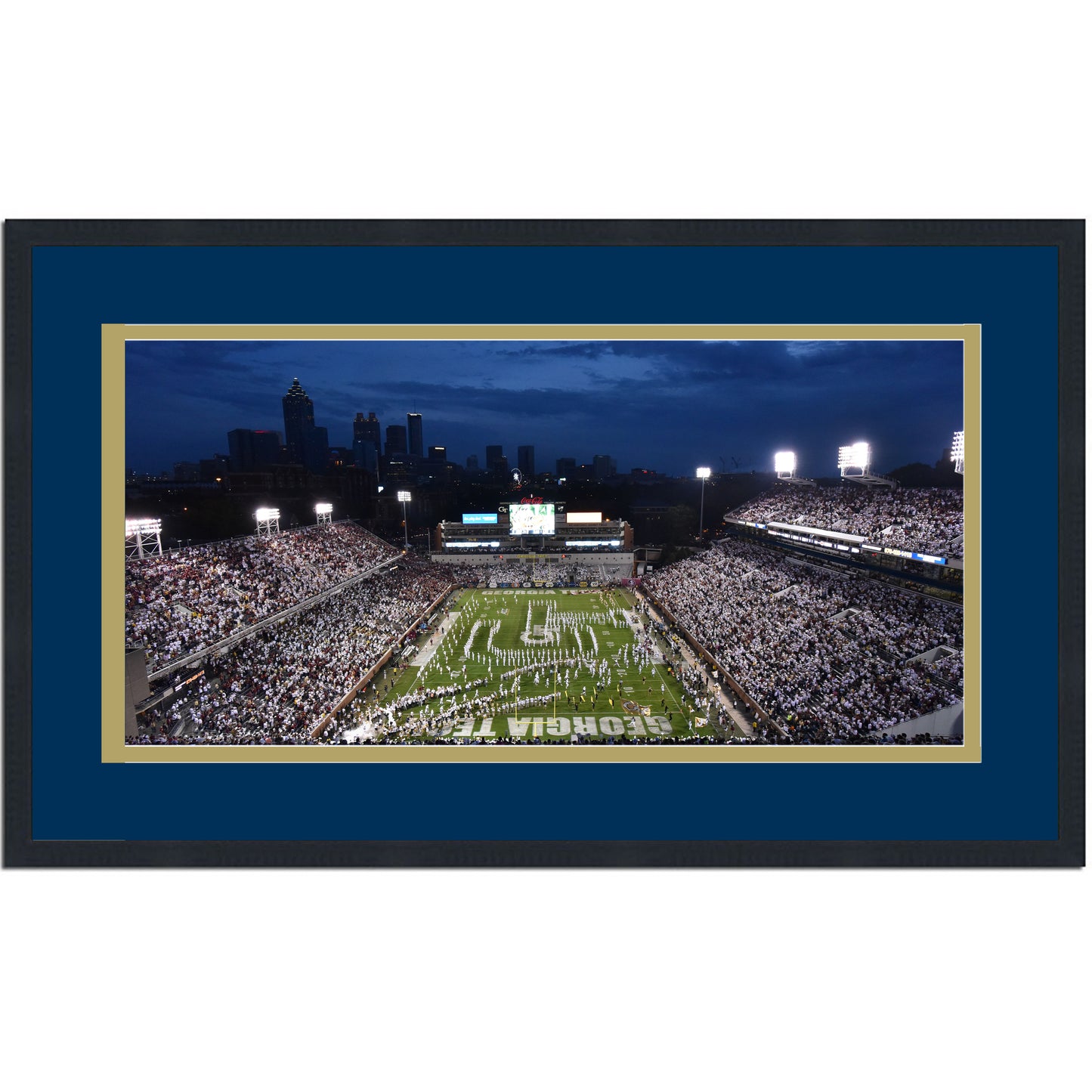 Framed Bobby Dodd Stadium Georgia Tech Yellow Jackets 16x24 NCAA Football Photo Professionally Matted
