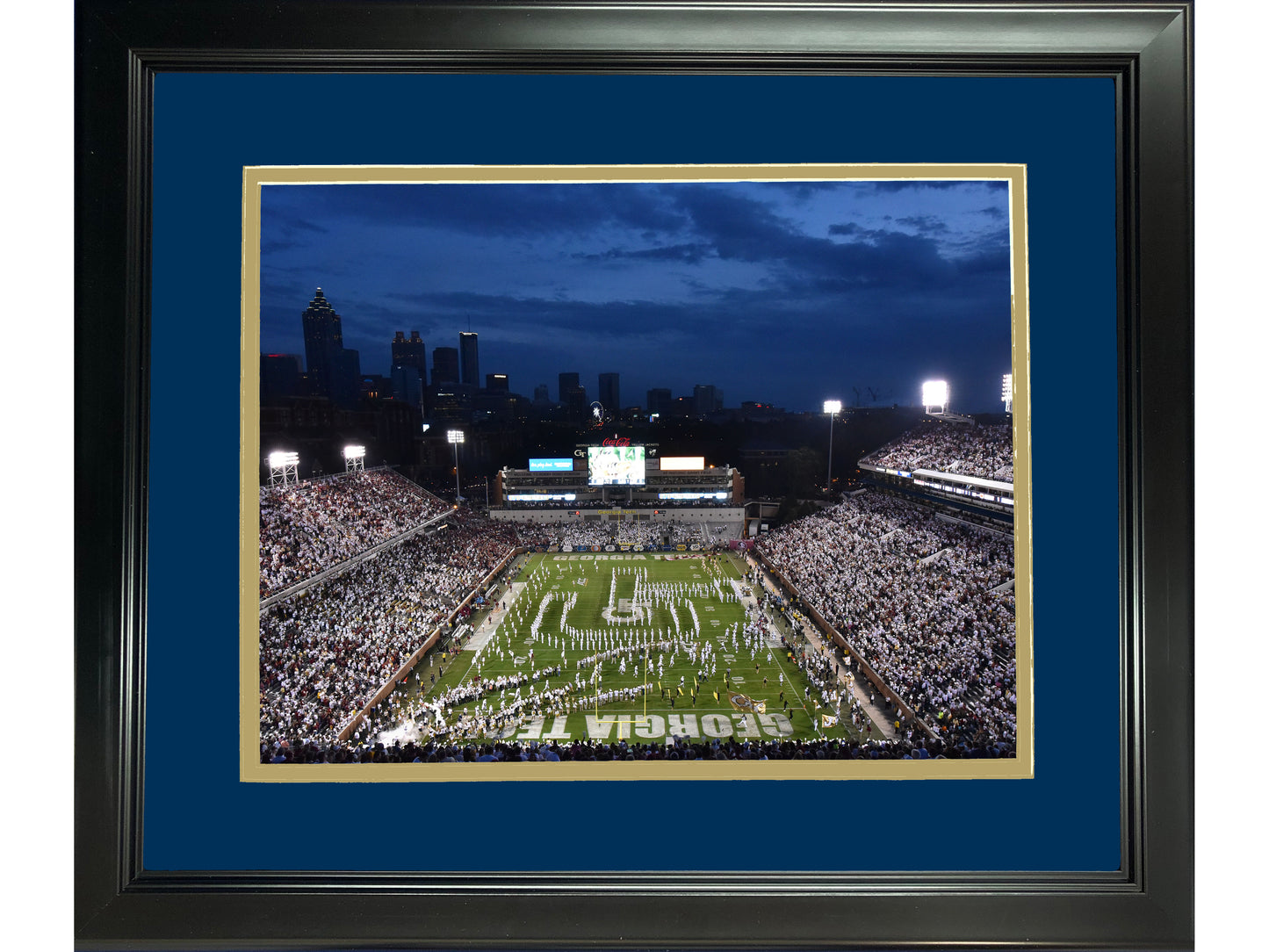 Framed Bobby Dodd Stadium Georgia Tech Yellow Jackets 11"x14" NCAA Football Photo Professionally Matted