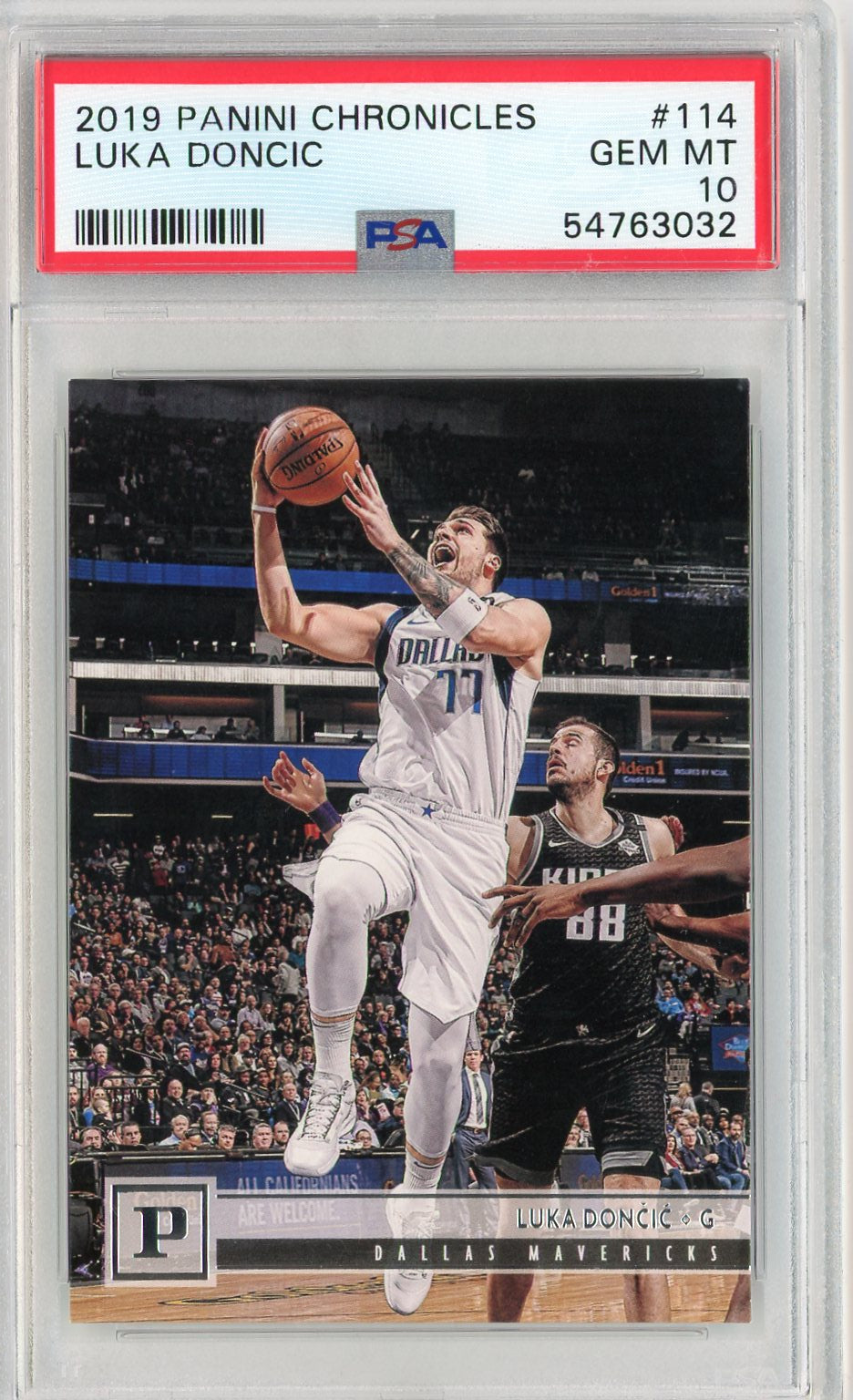 Graded 2019 Panini Chronicles Luka Doncic #114 Basketball Card PSA 10 Gem Mint