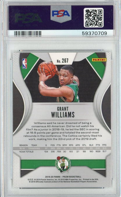 Graded 2019-20 Panini Prizm Grant Williams #267 Rookie RC Basketball Card PSA 10 Gem Mint