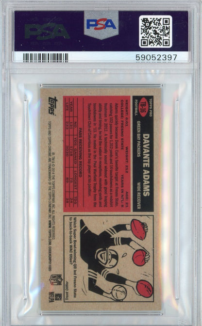 Graded 2014 Topps Chrome Davante Adams #TB16 1965 Tall Boy Rookie RC Football Card PSA 10 Gem Mint