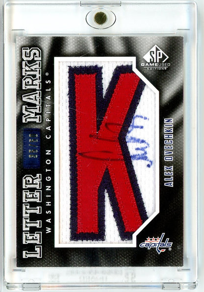 2010 SP Game Used Alexander Alex Ovechkin #LM-AO /50 Relic Autograph Auto Hockey Card