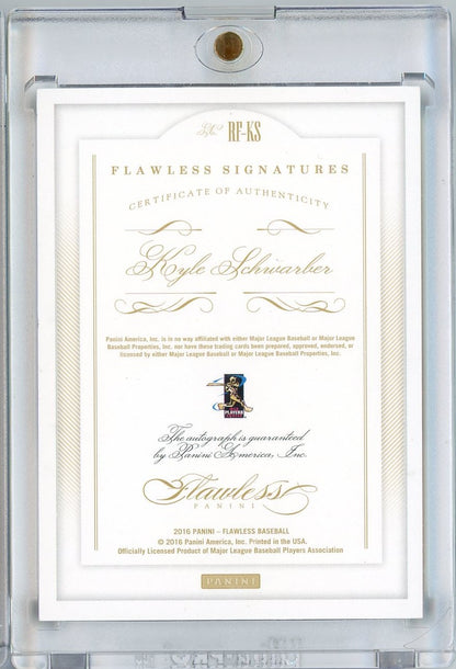 2016 Panini Flawless Kyle Schwarber #RF-KS /15 Auto Rookie RC Baseball Card