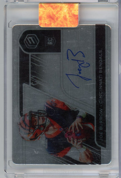 2020 Panini Elements Joe Burrow #119 Rookie Auto /55 Rookie RC Football Card