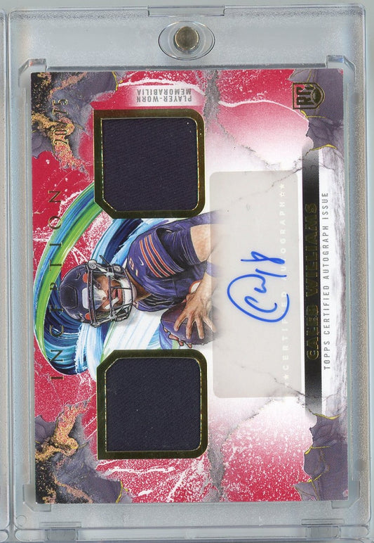2024 Topps Inception Franchise Foundation Caleb Williams #FFRA-CW /75 Relic Auto Rookie RC Football Card