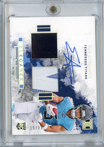 2025 Panini Impeccable Elic Ayomanor #ELE-EAR /60 Relic Auto Rookie RC Football Card