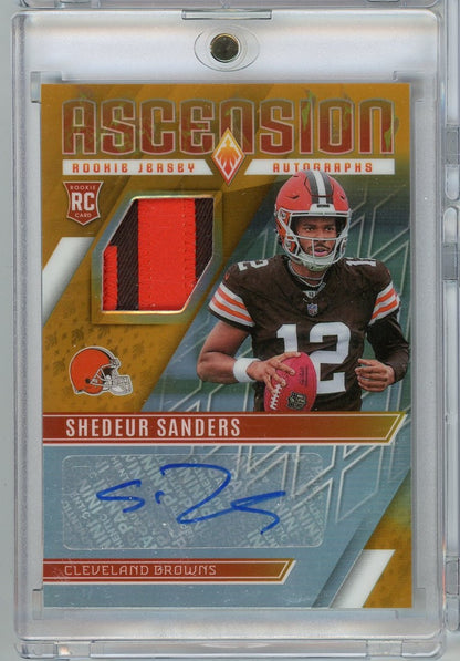 2025 Panini Phoenix Ascension Shedeur Sanders #ARJSSS 10/10 RPA Auto Rookie RC Football Card