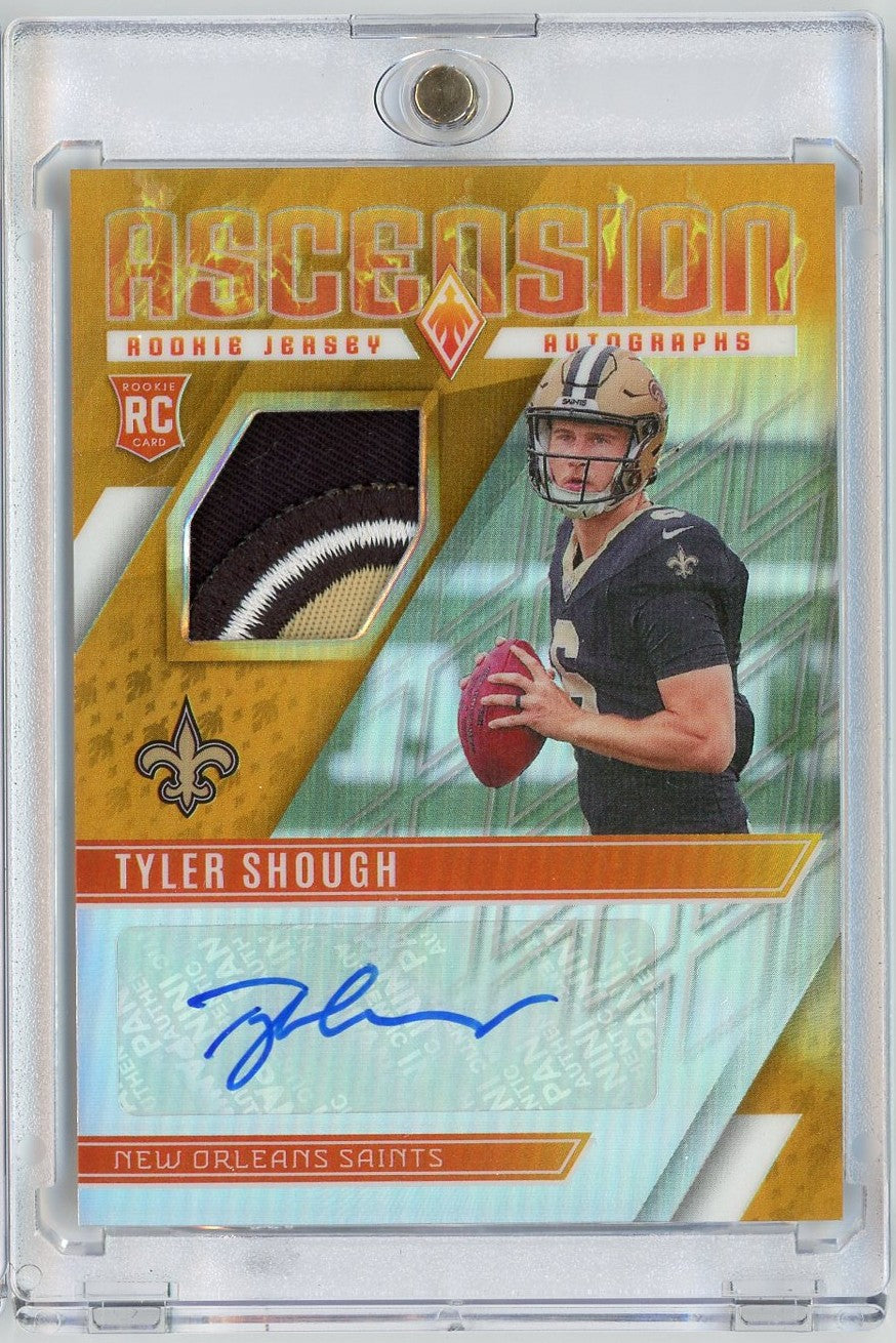 2025 Panini Phoenix Ascension Tyler Shough #ARJTSH /10 RPA Auto Rookie RC Football Card