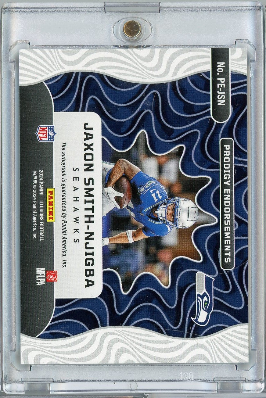 2024 Panini Illusions Jaxon Smith-Njigba #PEJSN /99 Auto Football Card