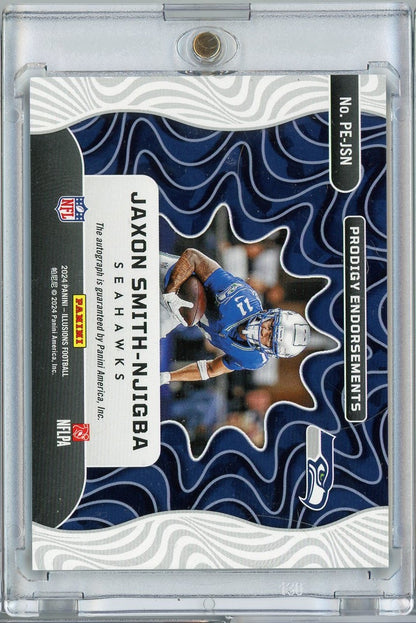 2024 Panini Illusions Jaxon Smith-Njigba #PEJSN /99 Auto Football Card