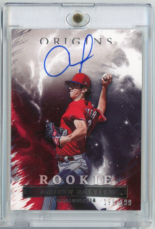 2023 Panini Chronicles Origins Andrew Painter #OPSAP 199/199 Autograph Rookie RC Baseball Card