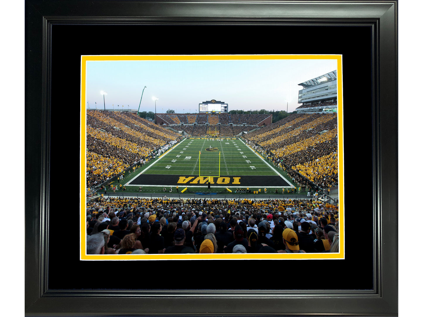 Framed Kinnick Stadium Iowa Hawkeyes 11"x14" NCAA Football Photo Professionally Matted