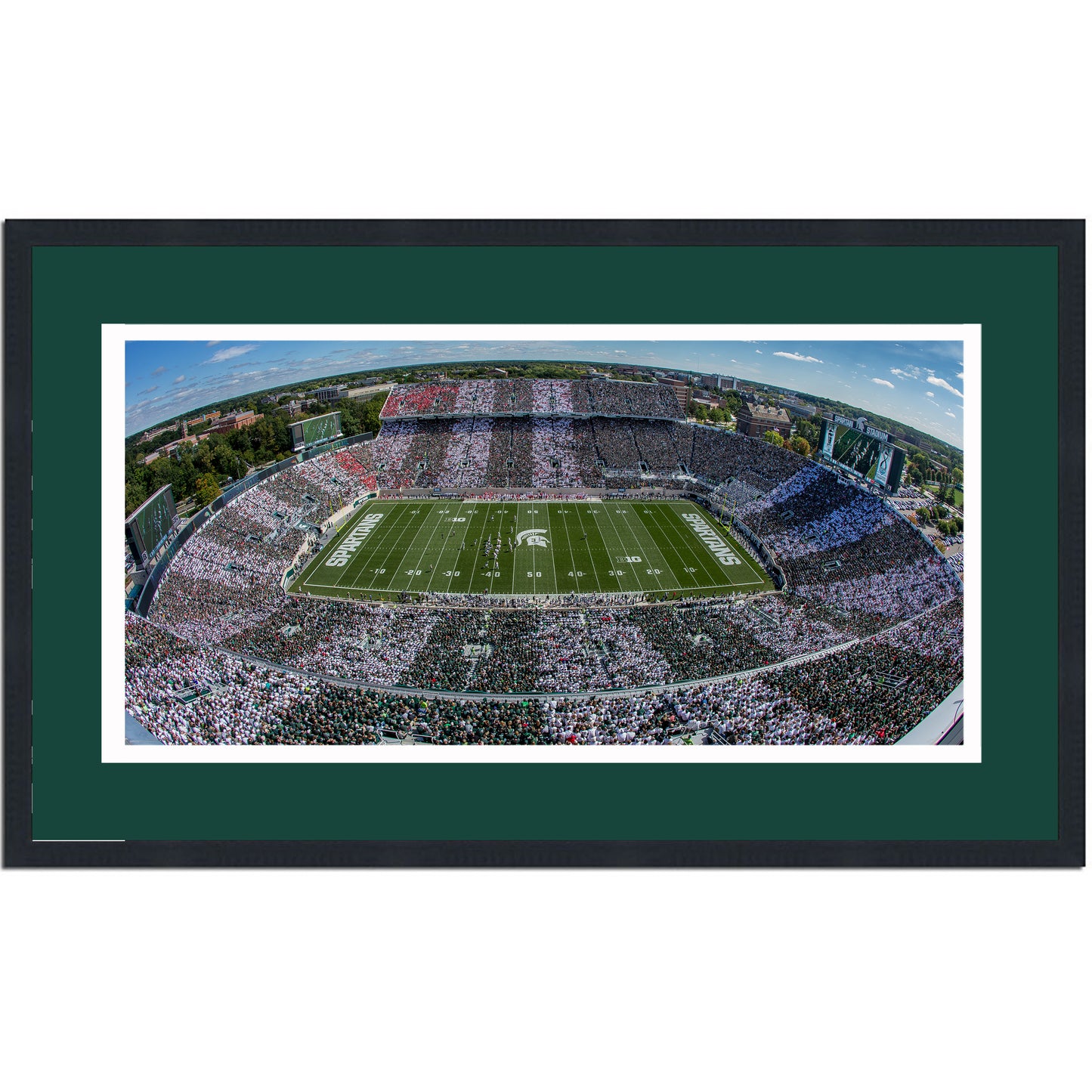 Framed Spartan Stadium Michigan State Spartans 16x24 NCAA Football Photo Professionally Matted