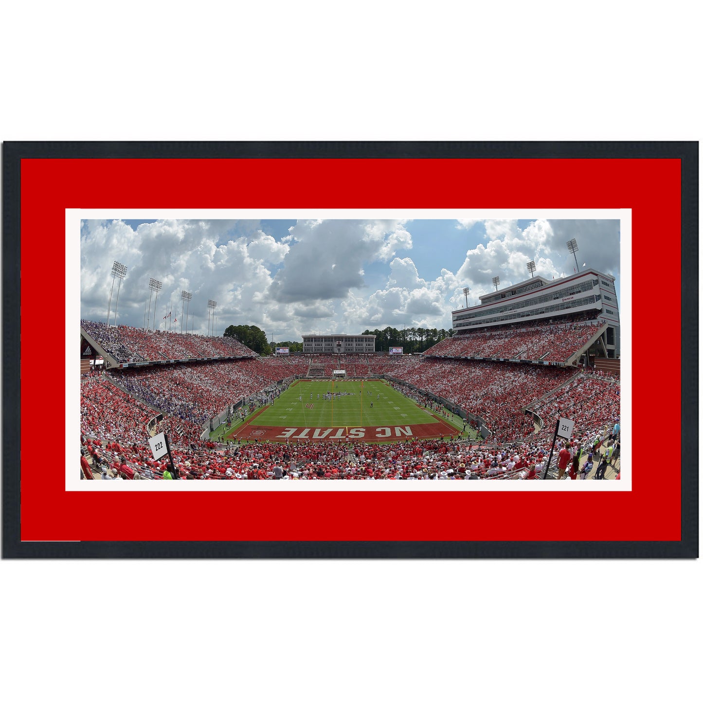 Framed Carter Finley Stadium North Carolina State Wolfpack 16x24 NCAA Football Photo Professionally Matted