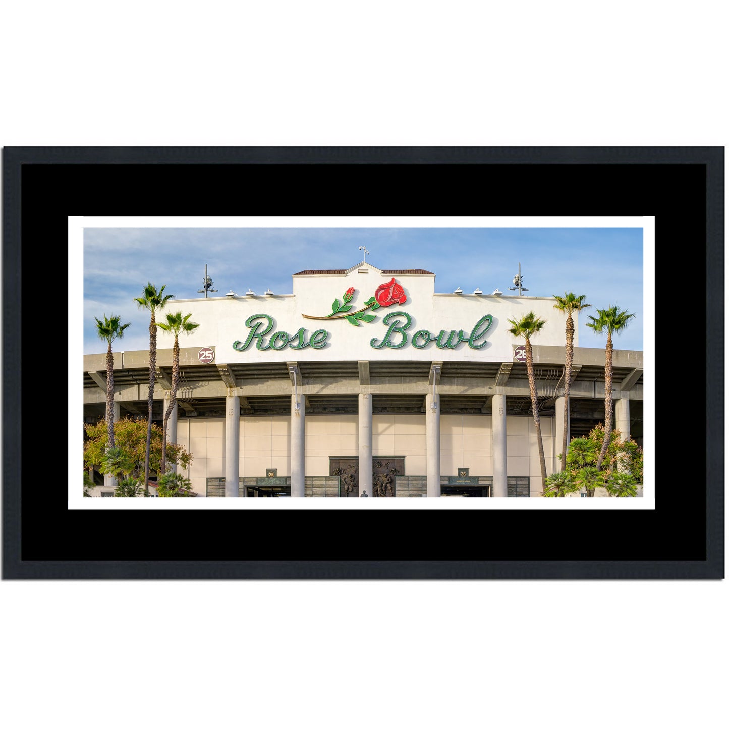 Framed Rose Bowl 16x24 NCAA Football Photo Professionally Matted