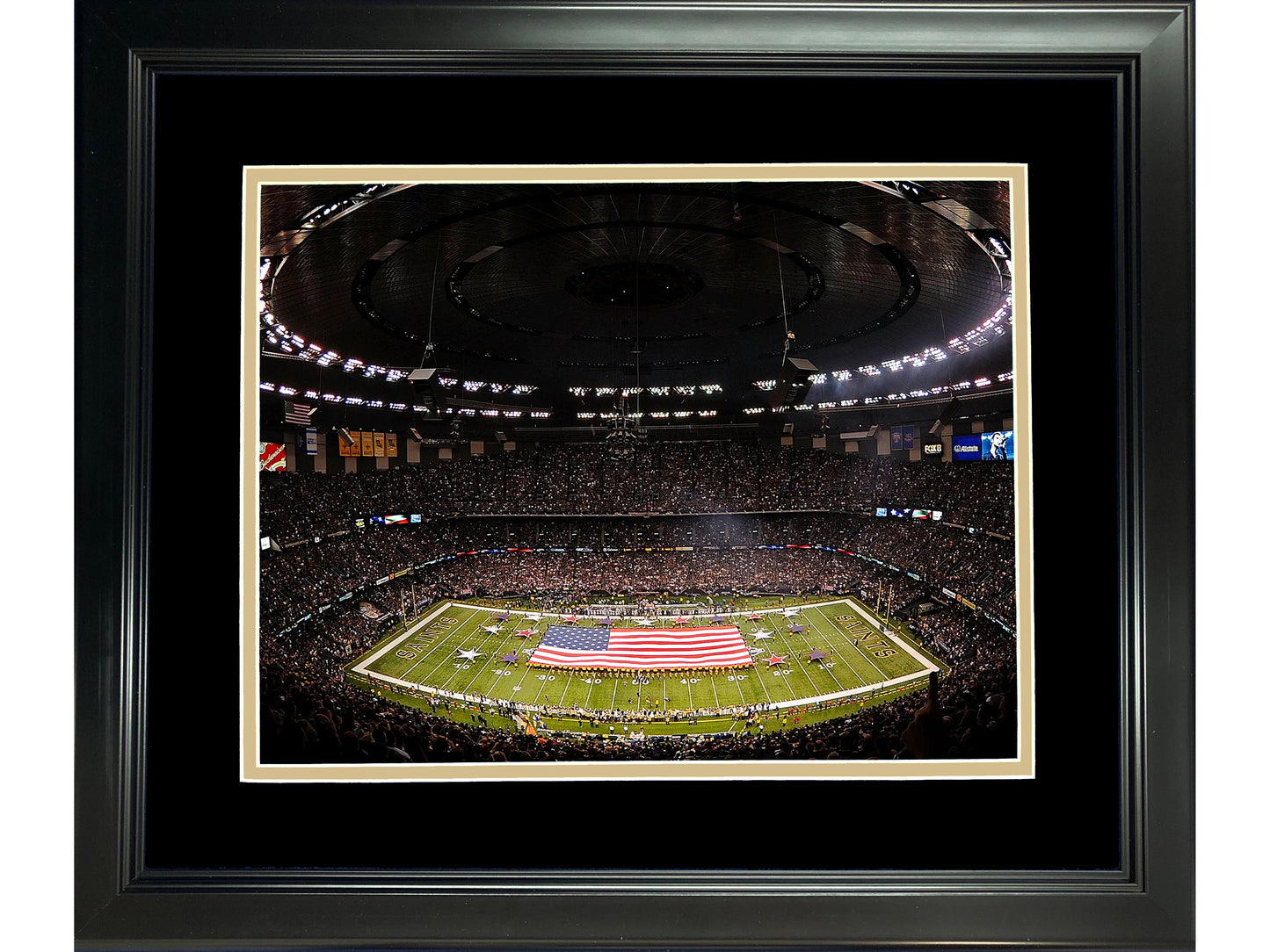 Framed Caesars Superdome New Orleans Saints 11"x14" Football Photo Professionally Matted