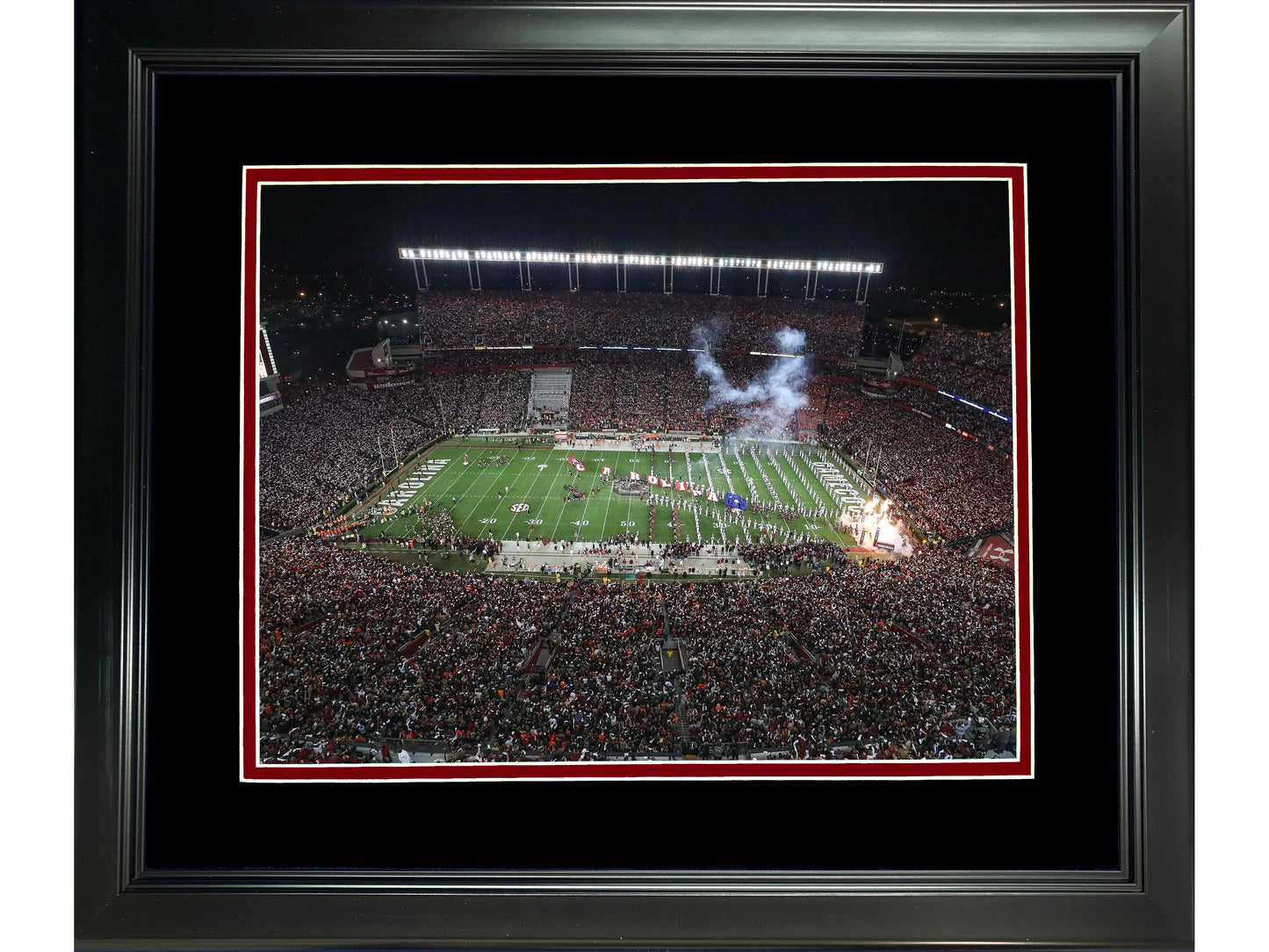 Framed Williams-Brice Stadium South Carolina Gamecocks 11"x14" NCAA Football Photo Professionally Matted