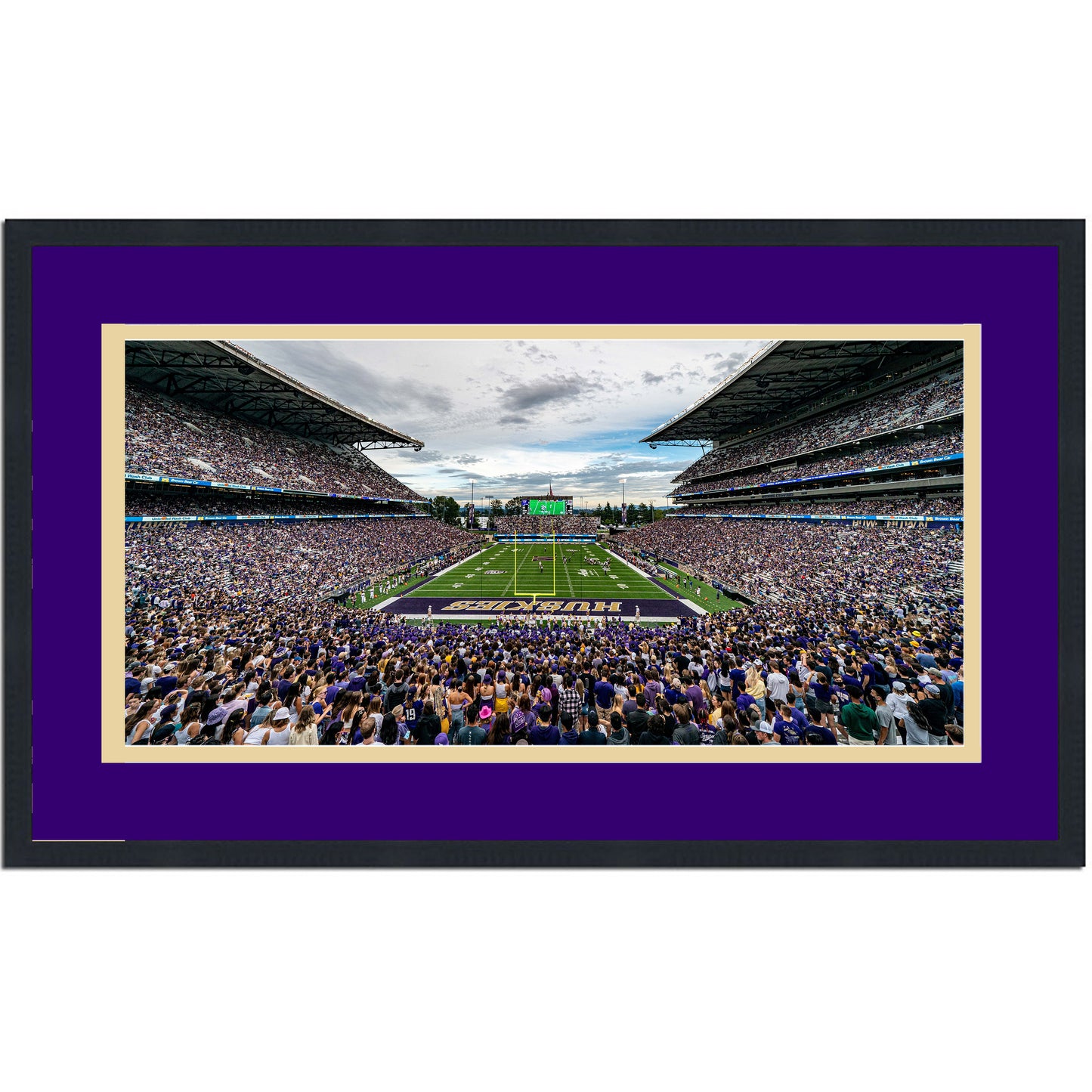 Framed Husky Stadium Washington Huskies 16x24 NCAA Football Photo Professionally Matted